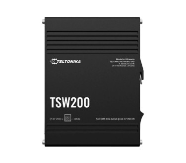 Teltonika TSW200 8-Port Unmanaged Rackmountable Gigabit PoE+ Switch